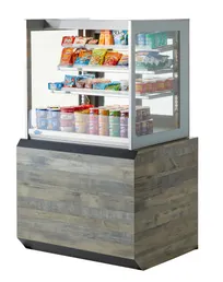 product of Federal Industries ITDSS4826F 48" Glass Door Countertop Display, LED Light, Shelf
