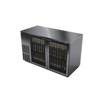 product of Fagor Refrigeration FBB-59GS-N Refrigerated Back Bar Cabinet w/ 2 Glass Doors, 4 Shelves, 2 Rails