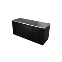 product of Fagor Refrigeration FBB-79-N Refrigerated Back Bar Cabinet w/ 3 Solid Doors, 6 Shelves, 4 Rails