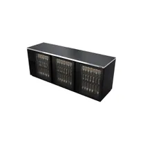 product of Fagor Refrigeration FBB-95G-N Refrigerated Back Bar Cabinet w/ 3 Glass Doors, 6 Shelves, 4 Rails