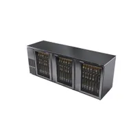 product of Fagor Refrigeration FBB-95GS-N Refrigerated Back Bar Cabinet w/ 3 Glass Doors, 6 Shelves, 4 Rails