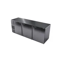 product of Fagor Refrigeration FBB-95S-N Refrigerated Back Bar Cabinet w/ 3 Solid Doors, 6 Shelves, 4 Rails