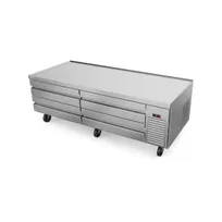 product of Fagor FCBR-72 72" 4 Drawers Refrigerated Chef Base, (8) 12" x 20" Pan Capacity