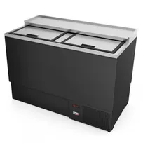 product of Fagor FGF-50 49.63" Black Glass & Plate Chiller, 234 Mugs Capacity