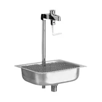 product of Fisher 54208 Pedestal Glass Filler, 10", In-Sink, Stainless Steel