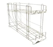 product of AllPoints 1261616 Metro Can Rack, Gray Epoxy Finish, 24in Deep Shelves, 8 #10 or 12 #5 Cans