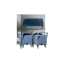 product of Follett ITS3250SG-90 90" Ice Storage Bin with Transport Cart, 3255 lb
