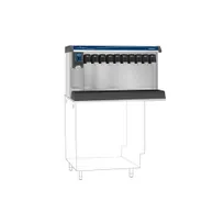product of Follett VU155B10LL Vision Ice / Beverage Dispenser with 10 Drink Valves, Left Side Ice Dispense, 150 lb Storage