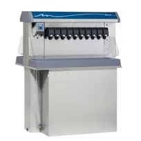 product of Follett VU300M20DL Vision Ice / Beverage Dispenser with 20 Drink Valves, Dual Sided, 300 lb Storage