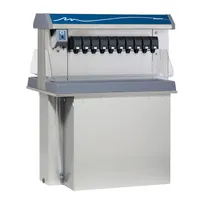 product of Follett VU300M20DP Vision Ice / Beverage Dispenser with 20 Drink Valves, Dual Sided, 300 lb Storage