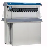 product of Follett VU300M24DP Vision Ice / Beverage Dispenser with 24 Drink Valves, Dual Sided, 300 lb Storage