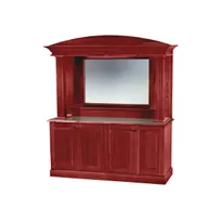 product of FWE AS-PSC-6 Architectural Series 74" Portable Back Bar-Mahogany Wood Front