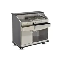 product of FWE CB-4 60 lb. Ice Bin Removable Speed Rack-47" Portable Bar-Laminate Front