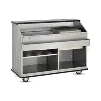 product of FWE CB-5 60 lb. Ice Bin Removable Speed Rack-59" Portable Bar-Laminate Front