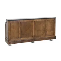 product of FWE ES-CB-8-BW Executive Series (2) 60 lb. Ice Bins Removable Speed Rack-95" Portable Bar-Maple Wood Front-Sides