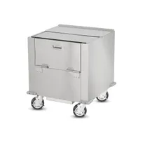 product of FWE HDC-200-11 Stainless Steel Insulated Enclosed Heated Dish Storage Cart for 11" Diameter Plate