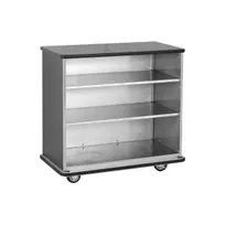 product of FWE PSC-4 60 lb. Ice Bin Removable Bottle Speed Rail-45" Portable Bar-Laminate Front