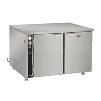 product of FWE TS-1633-28 2-Door Heated Pizza Cabinet, 28 16" Pans/18" Boxes, 14 18"×26" Trays, Stainless Steel