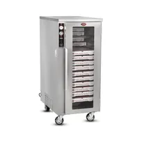 product of FWE TS-1633-30 1-Door Heated Pizza Cabinet, 30‑Box Capacity, 3 Shelves, Stainless Steel, Mobile