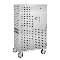 product of FWE UCE-2315-HDM Heavy Duty Stainless Steel 2-Shelf Correctional Utility Cart