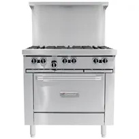 product of Garland US Range G36-6R 36"Gas Restaurant Range w/ (6) Open Burners, (1) Standard Oven, 236.000 BTU