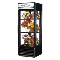 product of True G4SM-23FC-HC~TSL01 - 27" Floral Merchandiser, Black Glass Door, 2 Shelves, R290, 1/3 HP, 115V