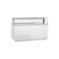 product of Global Refrigeration 52-1802-72-R10 88" Gelato/Ice Cream Dipping Cabinet w/ Curved Sneeze Guard