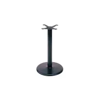 product of G & A B18 Metal B Series Table Base, 18" dia. spread, 3" column, dining height, cast iron, black powder coat finish
