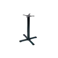 product of G & A B2430 Cast Iron Restaurant Table Base, 24x30 Spread, 3 Dia. Column, Black Finish