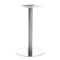 product of G & A GR18 Stainless Steel Table Base, 18" Spread, 2" Column, Dining Height, Brushed Finish