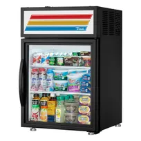 product of True GDM-05-HC~FGD01 - 24" Glass Door Merchandiser, 5.2 cu ft, Black Steel, 1/5 HP R290, ENERGY STAR®
