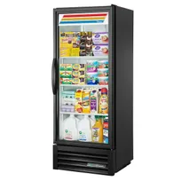 product of True GDM-12-HC~TSL01 24" 1-Section Glass Door Refrigerated Merchandiser in Black, 12 Cu. Ft.