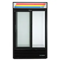 product of True GDM-41-HC-LD 47" 2-Section Thermal Glass Sliding Door Refrigerated Merchandiser