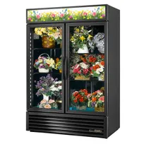 product of True GDM-49FC-HC~TSL01 54" 2 Glass Door Floral Merhandiser, w/ 4 Shelves