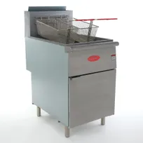 product of General GFF5-70N 21" Floor Model Gas Deep Fryer, Full Pot, Natural Gas, 70 Ibs, 150.000 BTU