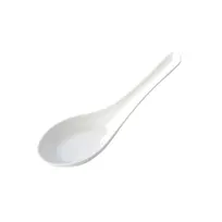 product of GET 020-3-W Chinese Soup Spoon 5-1/2"L Handle Melamine White, Break, Chip, Stain/Scratch Resistant