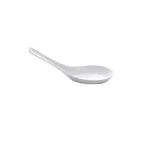 product of GET 151-RT-W Elite Global Solutions Soup Spoon, 5-5/8" White Melamine, Break/Chip Resistant, Dishwasher Safe