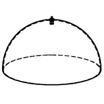 product of GET 3255944 Frilich Replacement Dome Hood Cover, Without Knob, Plastic, Clear