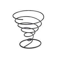 product of GET 4-32808 Clipper Mill Fry Cone Basket - 8" Dia. x 8" H, Iron Powder Coated, Black Cone