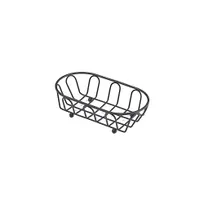 product of GET 4-33450 Oval Iron Powder Coated Black Serving Basket, 7-3/4" x 4-1/2" x 2-1/4"