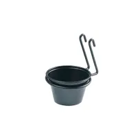 product of GET 4-33801 Condiment Cup Holder, 2-1/4" Dia. X 3"H, Iron Teflon Coated, Black