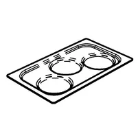 product of GET 6254520 Frilich Replacement Cooling Pack Holding Insert, White