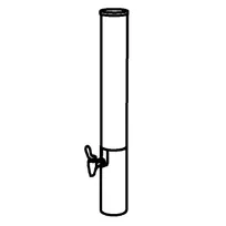 product of GET 8159070 Frilich Connect Juice Dispenser, 4.2 Qt Acrylic Container, Faucet, 4-1/2"x4"x31.7" H