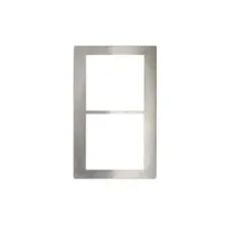 product of GET 82720B2 Tile Serving Inset, 21-11/16" x 13-1/4" Stainless Steel with Two Square Cut-Outs