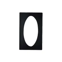 product of GET 82725A1 Bugambilia Tile, 20-13/16" x 12-3/4" Stainless Steel Oval Cut-Out, Fits TFUL04 Bowl