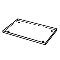 product of GET 9098008 Frilich® Replacement Crumb Tray, Stainless Steel