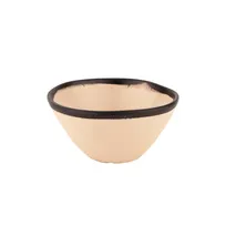 product of GET B-80-MA Pottery Market 8-Oz Salad/Soup Bowl, 5" x 2" Beige Melamine, Dishwasher Safe - 1 Dozen