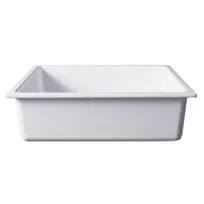 product of GET B12125-W Food Pan, 12-3/4" x 10-3/8" x 3-3/4", 1/2 Size, White Melamine, BPA Free, Dishwasher Safe
