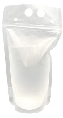 product of GET BB-002 Cocktails To-Go Drink Pouch, 16 Oz., 5" Top Dia. x 8-9/10" H, Clear Plastic - 100/Case