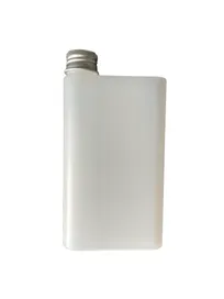 product of GET BB-007-STR Flask Bottle, 7 Oz. with Lid, Semi-Translucent HDPE, 7 oz Capacity - 1/Case